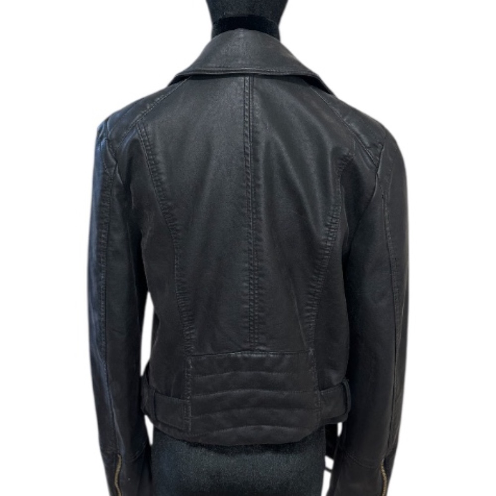 Free People We The Free Vegan Leather Moto Jacket | Size S - Picture 9 of 13